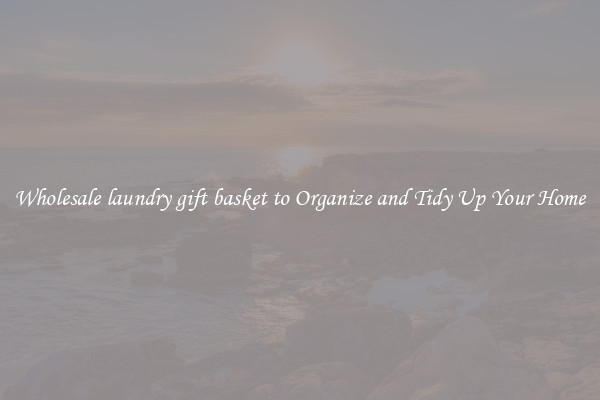 Wholesale laundry gift basket to Organize and Tidy Up Your Home