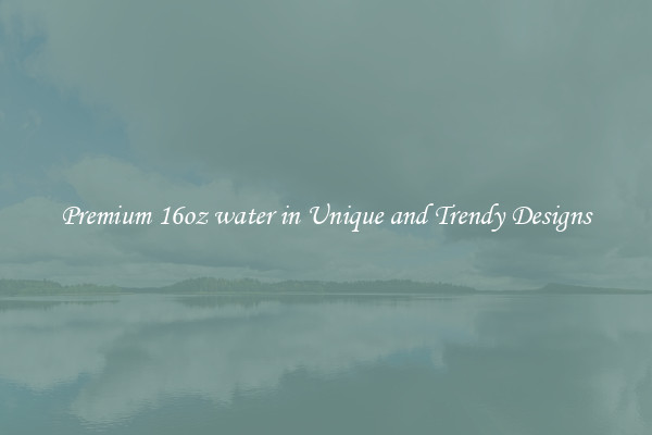 Premium 16oz water in Unique and Trendy Designs