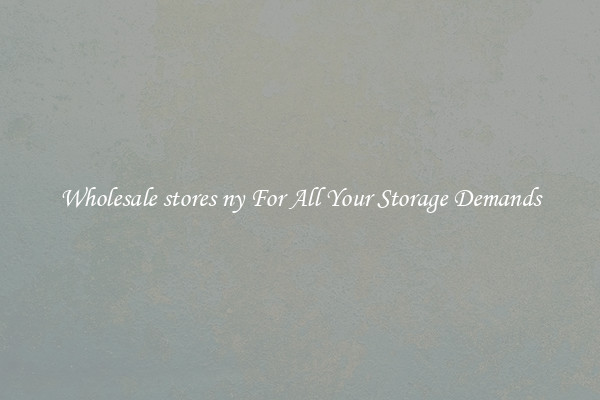 Wholesale stores ny For All Your Storage Demands