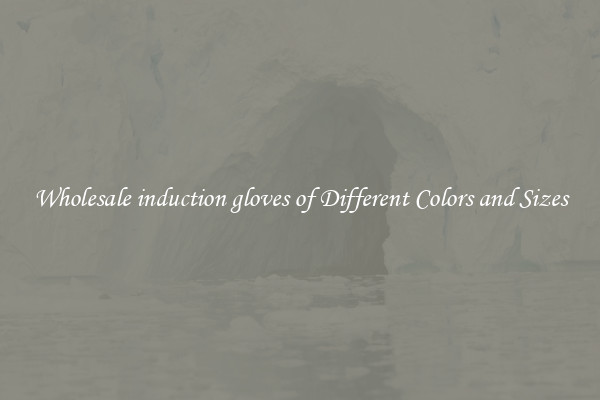 Wholesale induction gloves of Different Colors and Sizes