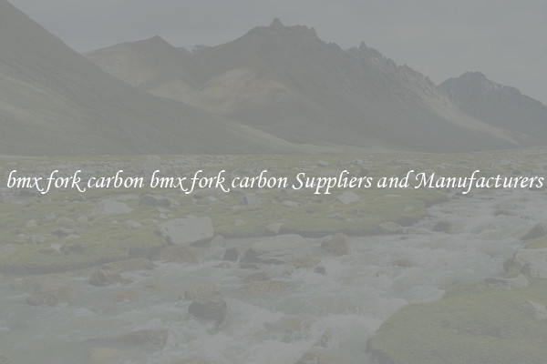 bmx fork carbon bmx fork carbon Suppliers and Manufacturers